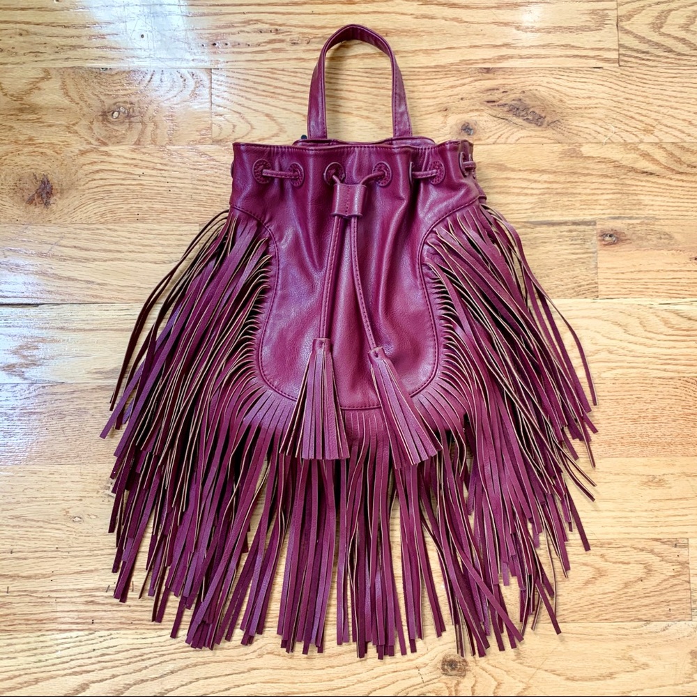 Forever 21 Fringe Backpack